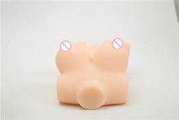 Silicone material no smell long life torso sex doll 1.6 kg to 8 kg easy carry pocket sex product produced by Automatic Woman